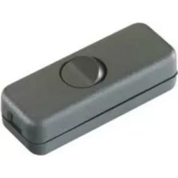 Rocker switch 1P Bachmann 924.036 — black, 61×23×15 mm