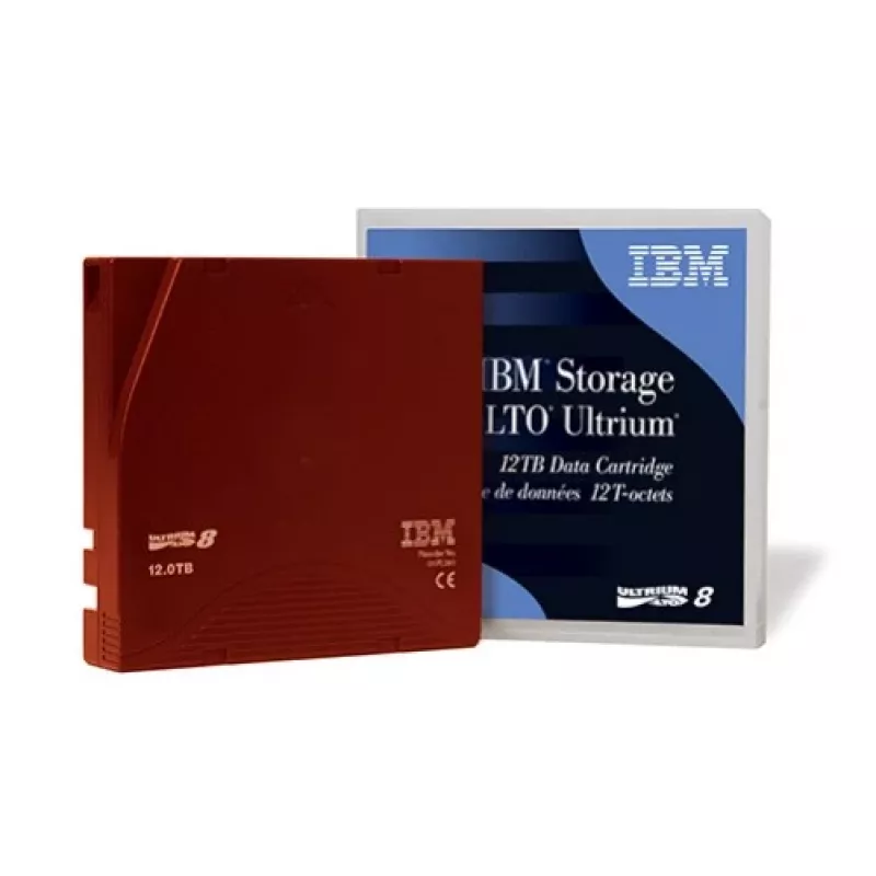 IBM Lenovo - LTO Ultrium 8 - 12 TB / 30 TB - With Barcode Label