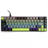 Mechanical keyboard MEDIA-TECH MT1260 Red Core MX60, 60% form factor, CHERRY MX Red switches, RGB backlight, USB, green