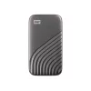 WD My Passport SSD WDBAGF0040BGY - SSD - encrypted - 4 TB - external (Portable) - USB 3.2 Gen 2 (USB-C Connector) - 256-Bit-AES - Grey