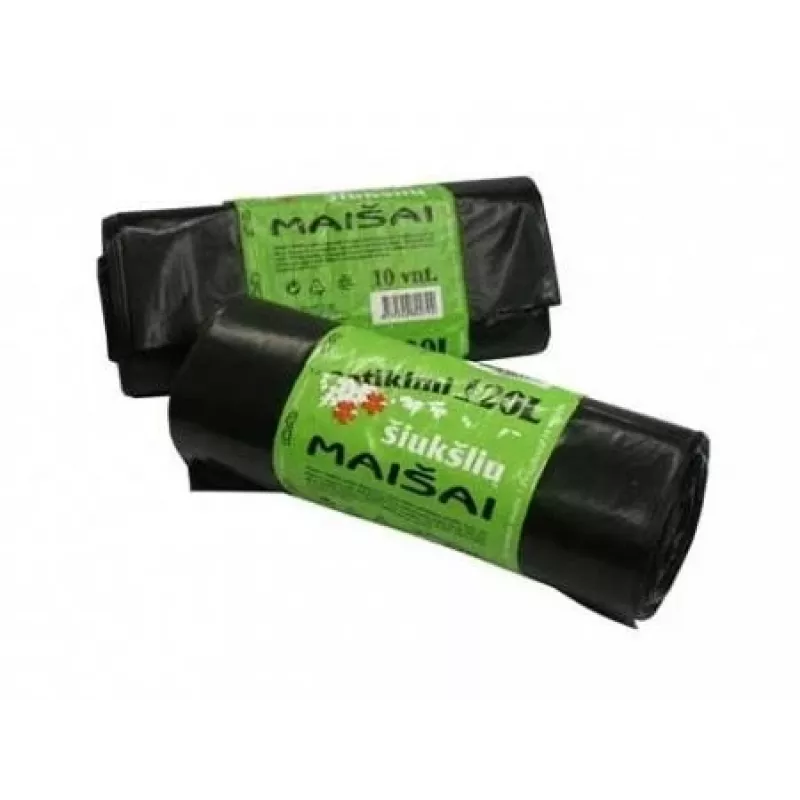 Trash Bags Plasta, 20l/20pcs., 20mikr., black
