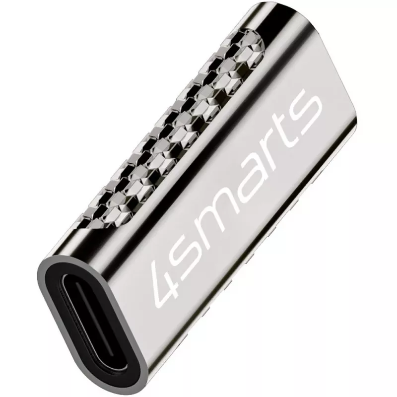 Cable Gender Changer 4smarts 540464 USB-C to USB-C Silver