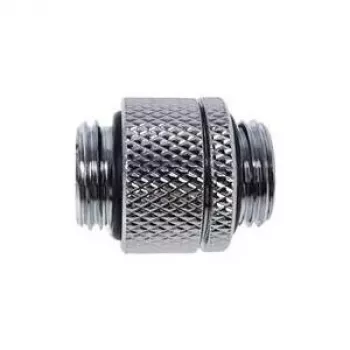 Alphacool Eiszapfen double nipple fitting Rotatable G1/4 AG to G1/4 AG - Chrome (17245)