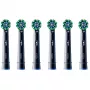 Oral-B Pro CrossAction CleanMaximizer replacement heads, black, 6 pcs