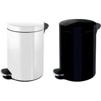 Helit silver-ion pedal cosmetic bin 5 L capacity