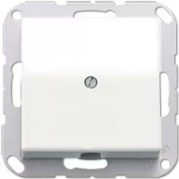 Socket outlet Jung AS 590 A WW, white, duroplast housing, input diameter 1.3 cm