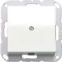 Socket outlet Jung AS 590 A WW, white, duroplast housing, input diameter 1.3 cm