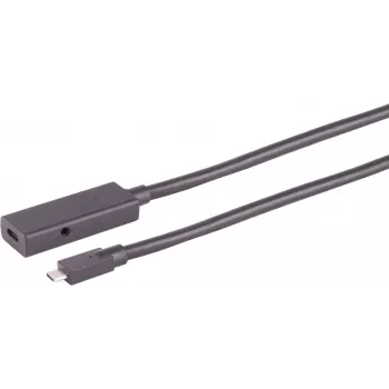 USB cable S/CONN 13-49045 USB 3.2 Gen 2 3 m USB C Black