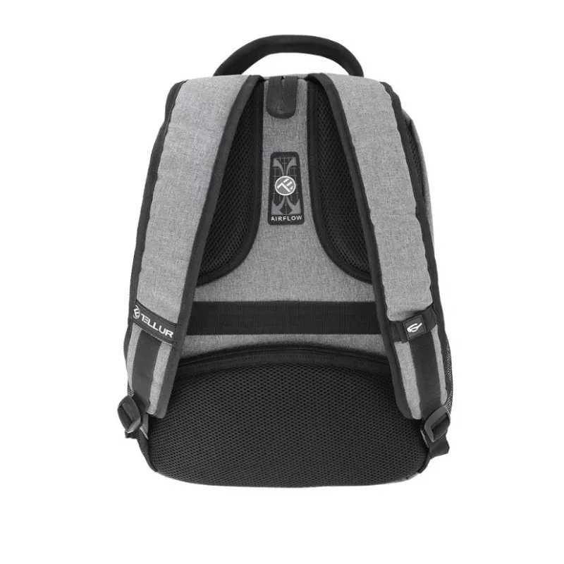 Notebook backpack Tellur Companion 15.6 inch with USB port, Gray