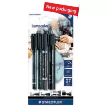 Permanent Marker Staedtler 60 BK Black 4 pcs