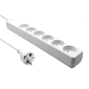 Power strip ProXtend KIT6-KIT01W — 6‑way with surge protection, white