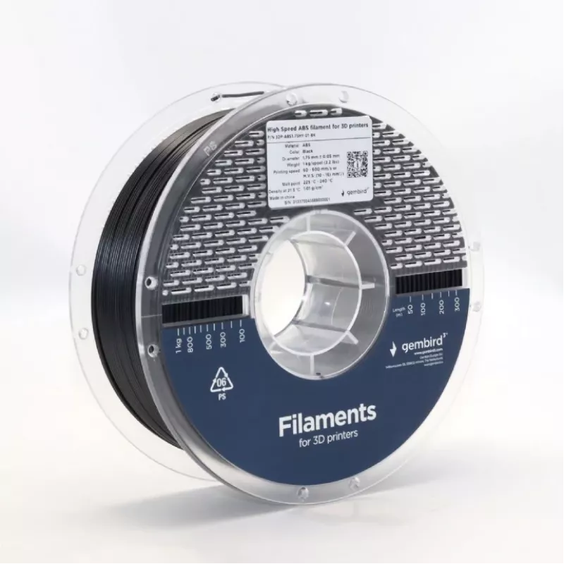 Filament ABS High Speed, 1,75 mm, 1 kg, black