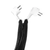 LogiLink Kabelschlauch mit Reißverschluss, 2,0 m, grau aus Polyester, abrieb-, zug- & formbeständgi, schlagfest, - 1 Stück (KAB0074)