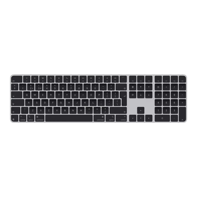 APPLE Magic Keyboard with Touch ID and Numeric Keypad for Mac models with Apple silicon - British English - Black Keys