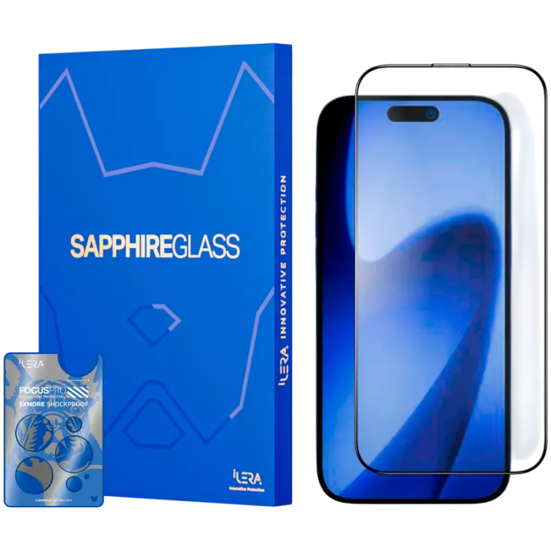 iLera Sapphire Ultra Glass 2.0 for iPhone 17 Pro Max