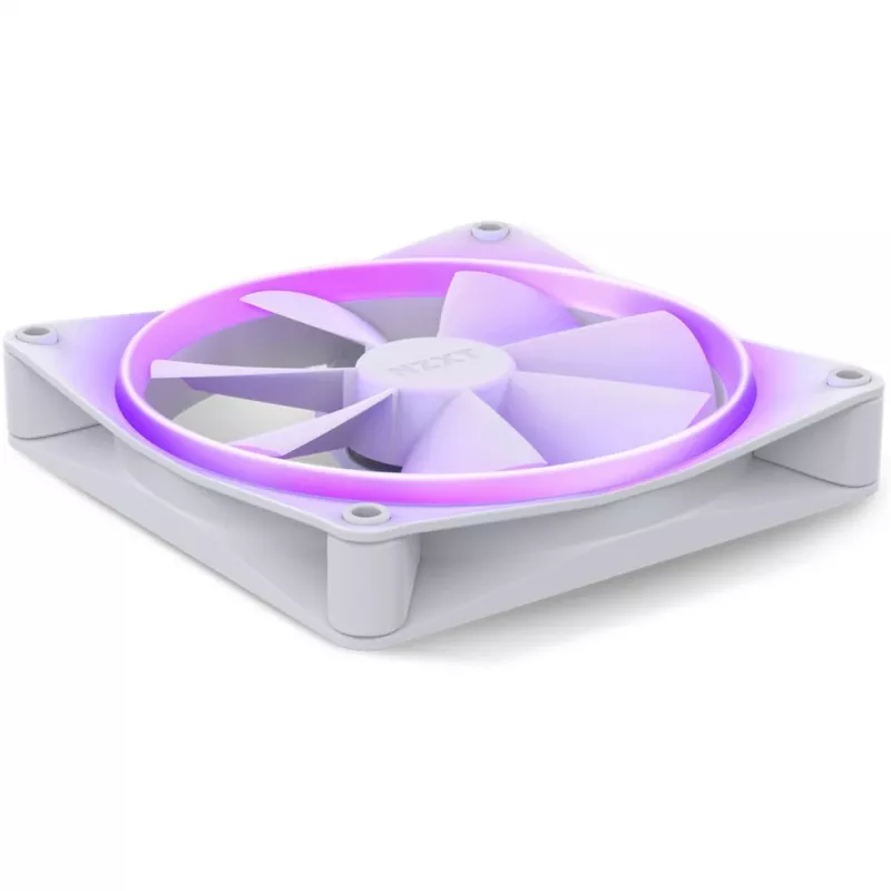 NZXT F140 RGB 140mm White Single Fan