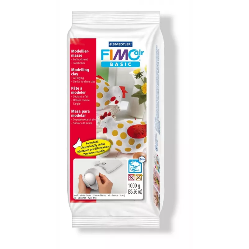 Modeling clay Staedtler FIMO air basic 8101 White 1 kg