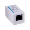 LANBERG cable gender changer RJ-45 to RJ-45, female–female, U/UTP Cat5e, white