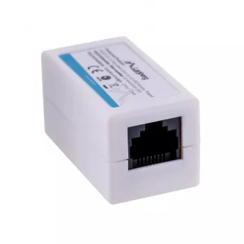 LANBERG cable gender changer RJ-45 to RJ-45, female–female, U/UTP Cat5e, white