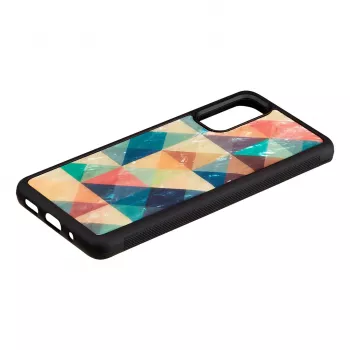 Protective phone case iKins for Samsung Galaxy S20 — Mosaic Black