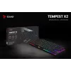 Mechanical Keyboard RGB Tempest X2 Outemu Red Savio Savgk-tempest X2 Red