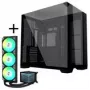 Lian Li O11 Vision Compact + TRYX PANORAMA ARGB Complete Liquid Cooling - black, 360mm