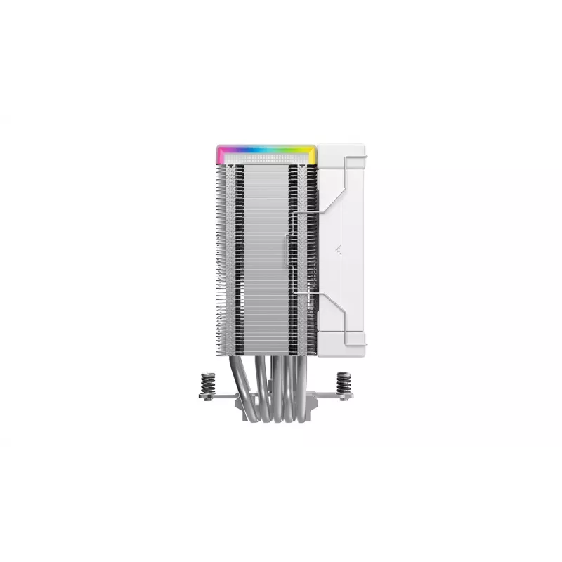 Air cooler DeepCool AK500S Digital SE — 5 heat pipes, 120 mm FDB fan, PWM, multi-LED, white, supports Intel LGA1150 and AMD sockets