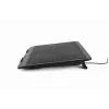 Laptop stand Gembird NBS-1F15-04 for laptops up to 15 inch, black, ABS, 330×250×25 mm
