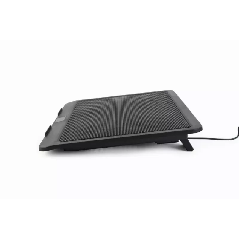 Laptop stand Gembird NBS-1F15-04 for laptops up to 15 inch, black, ABS, 330×250×25 mm