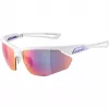 ALPINA Sunglasses cycling NYLOS HR white-purple Glass purple lustro Cat.3