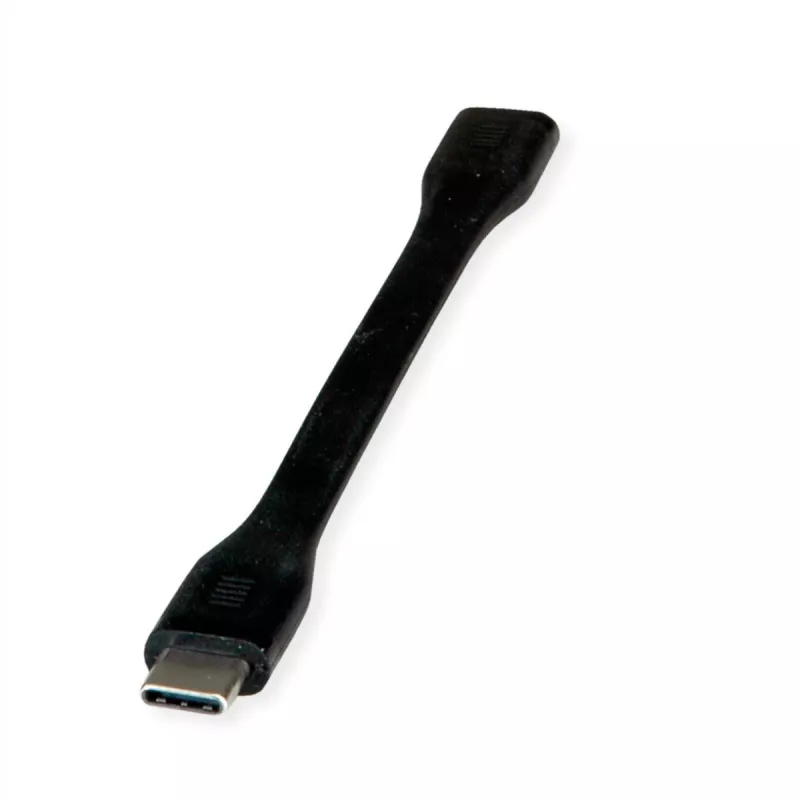 ROLINE Cable Adapter USB4 Gen3x2 40Gbit/C-C ST/BU Flat - Cable - Digital/Data