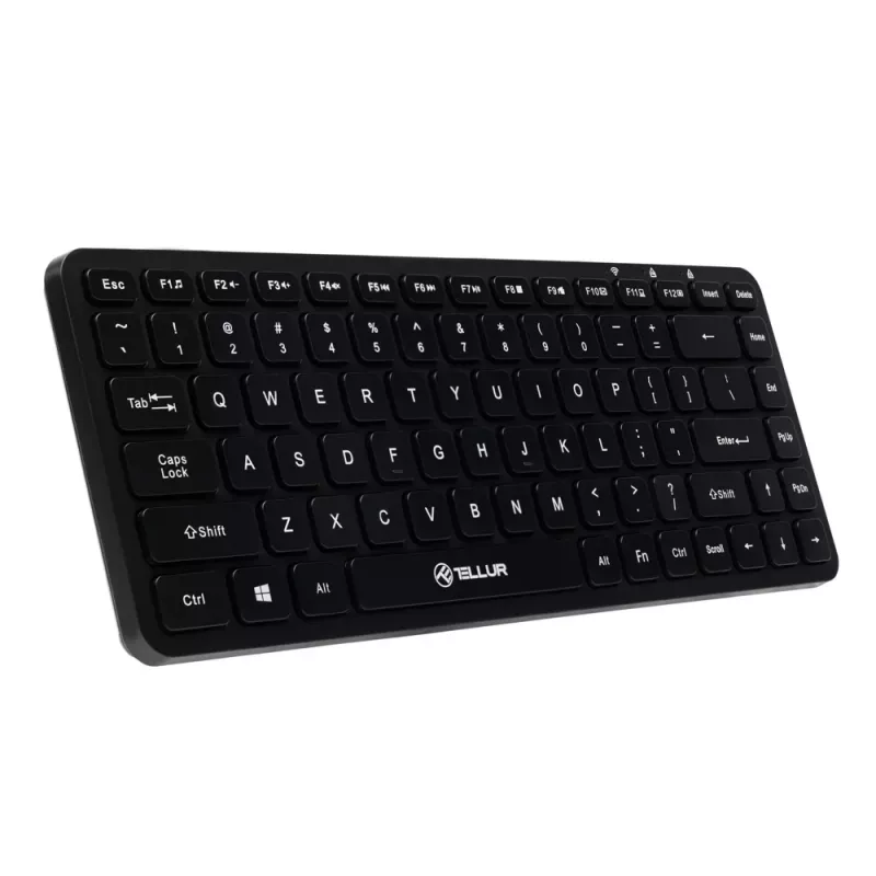 Mini wireless keyboard Tellur TLL491251 Black compact design, portable layout