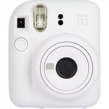 Instant camera Fujifilm Instax Mini 12 White — 86×54 mm prints, 60 mm focal length, AA battery