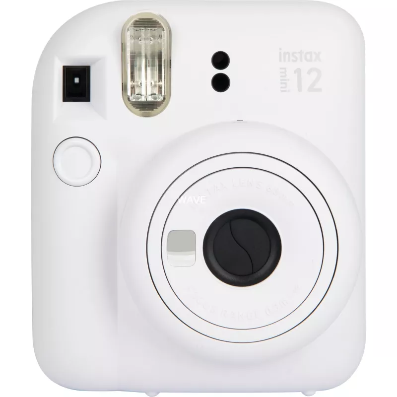 Instant camera Fujifilm Instax Mini 12 White — 86×54 mm prints, 60 mm focal length, AA battery