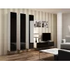 Cama Living room cabinet set VIGO 14 white/black gloss