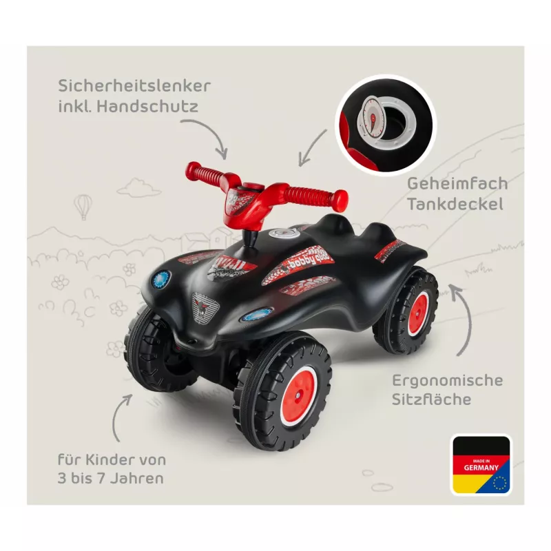Children's ride-on car BIG Quad Racing BIG Bobby 56413, red, four wheels, durable design