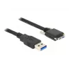 USB Cable DeLOCK 83599 USB 3.2 Gen 1 3m USB A Micro-USB B Black