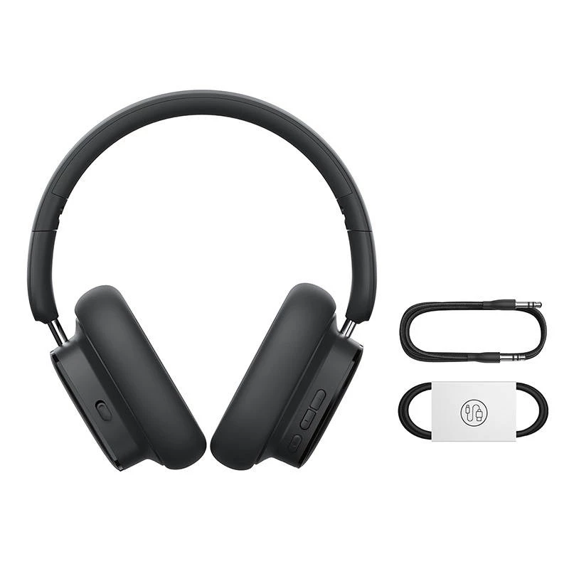Baseus Bowie H1i Headset Wireless headband Calls/Music USB Type-C Bluetooth Black