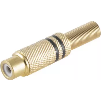 RCA Connector ShiverPeaks BS52021-S Gold Female