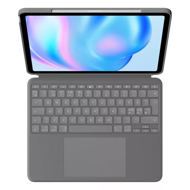 Logitech Combo Touch Keyboard QWERTY Danish Finnish Norwegian Swedish Smart Connector Grey
