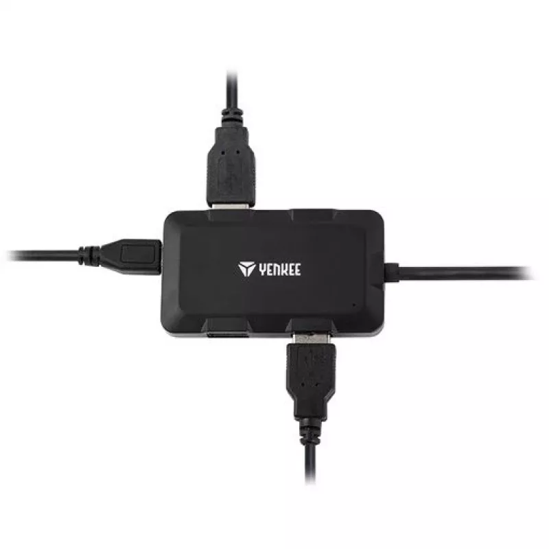 Yenkee YHB 4341BK 4-port USB 3.0 charging hub