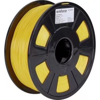 Renkforce RF-4511202 3D Printing Material Polylactic Acid (PLA) Yellow 1 kg (RF-4511202)