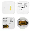 Carbon monoxide sensor QOLTEC 52577 — battery-powered alarm, 85 dB sound level