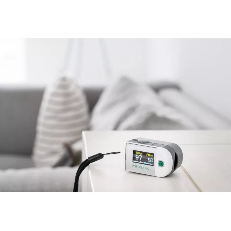 Medisana PM 100 pulse oximeter, white/silver