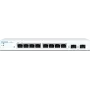 Sophos CS101-8 - Switch - managed - 8 x 10/100/1000 + 2 x Gigabit SFP - Desktop, wall-mountable