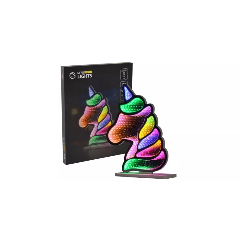 Neon lights MANTA Style UNICORN MASNL134MT with tunnel effect — decorative LED panel for room lighting