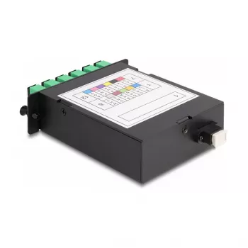 DeLOCK Fiber Optic HD Cassette MPO male to 12 x SC Simplex female 12 fibers Single-mode 9/125 µm
