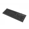 Wired Full-size NATEC Moray ES Keyboard with USB, Spanish QWERTY, 105 keys, ID card reader, 1.5 m cable, black