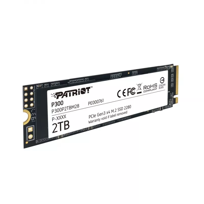 SSD disk Patriot Memory 2 TB M.2 PCI Express 3.0 NVMe P300
