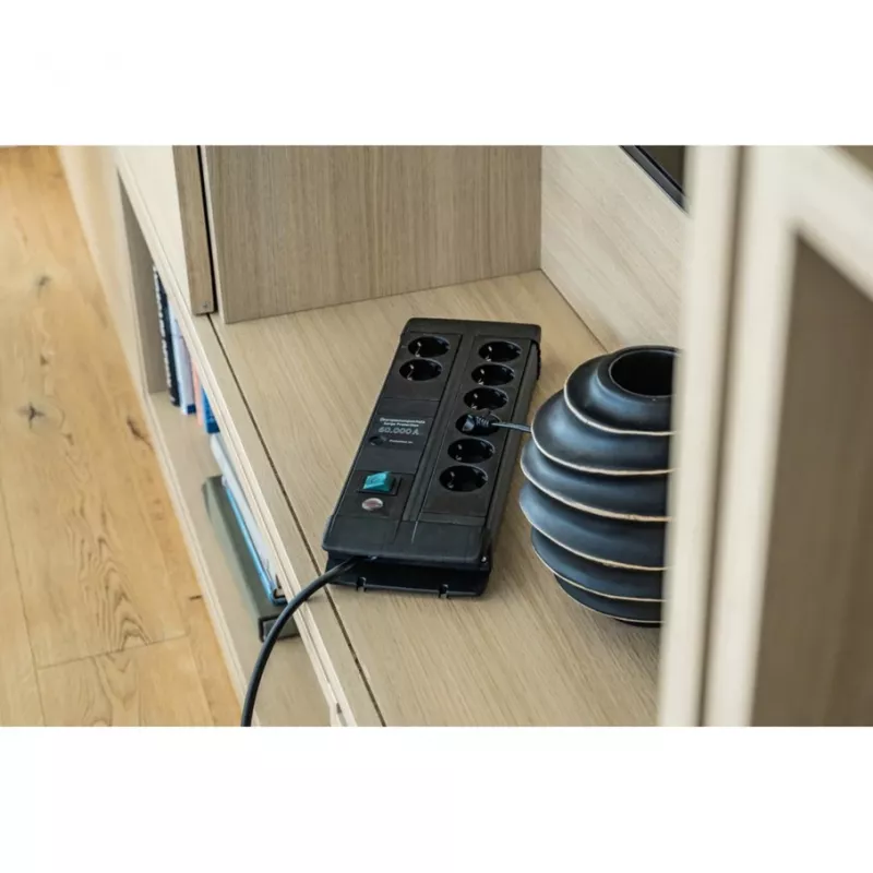 Power Extension Brennenstuhl 1256000678 3m 8 AC Outlets Indoor Black